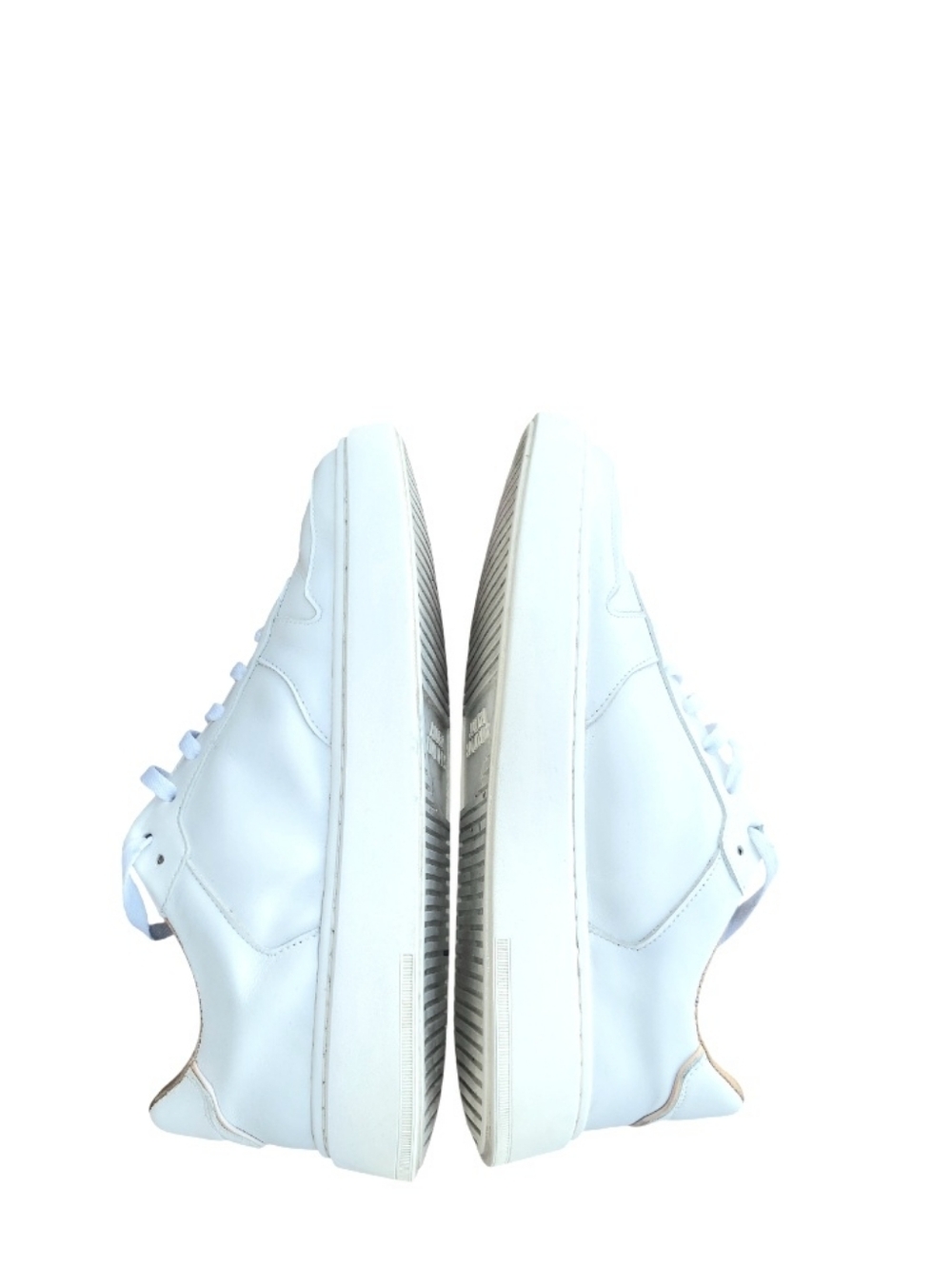 Allen Edmonds Owen White Leather Casual Sneaker Tennis Athletic Walk Shoe Men 11 - Picture 4 of 10